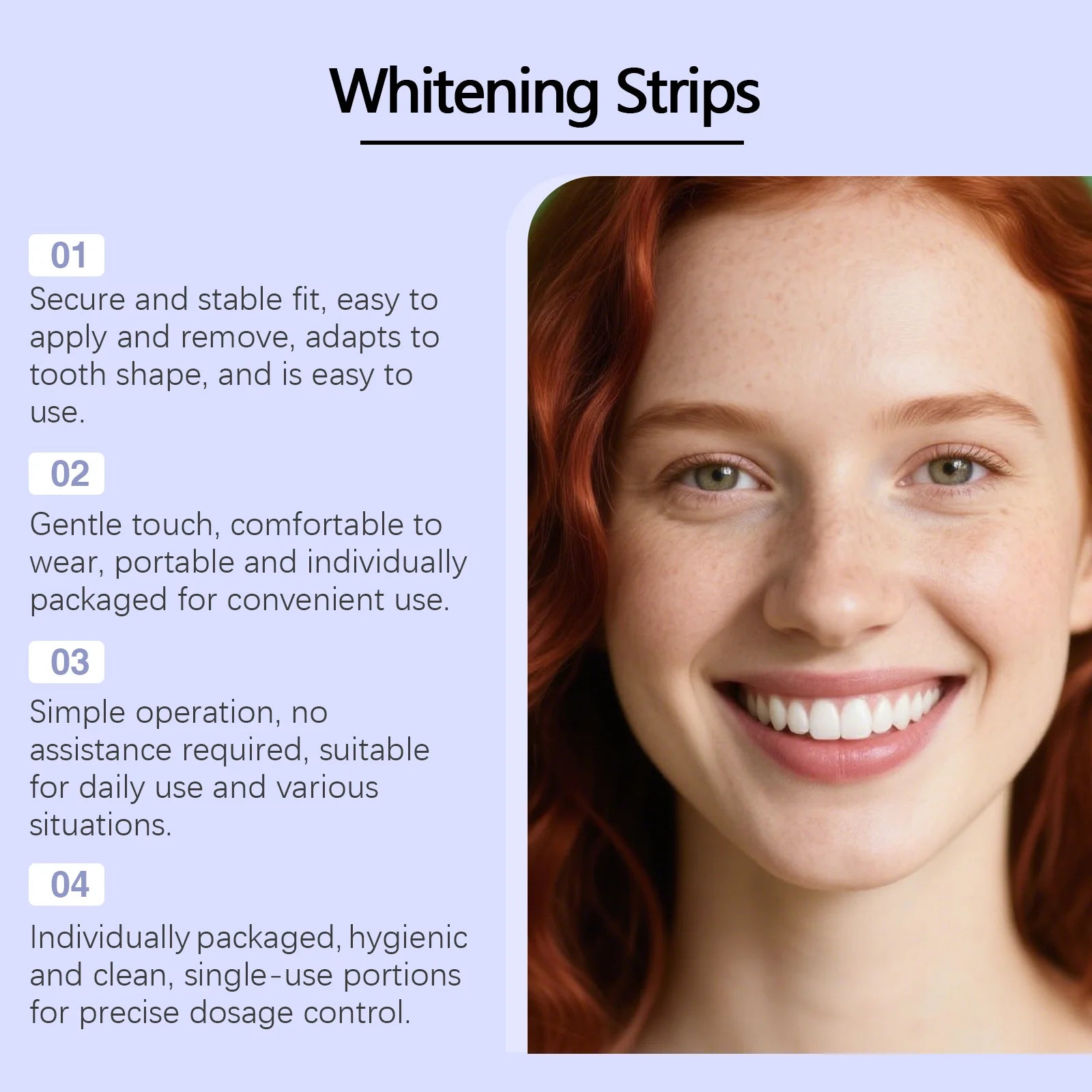 Purple Teeth Whitening Strips – Brighten & Freshen in 30 Minutes