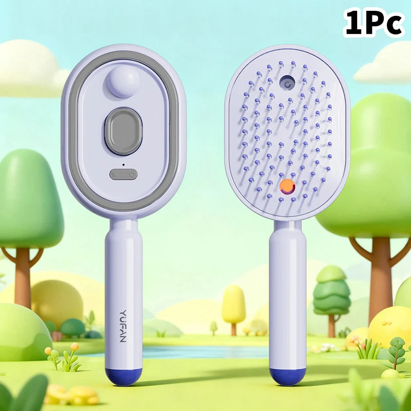Hair Care Spray Massage Comb Vibration Scalp Massage Hairbrush Head Massager Hair Sprayer Atomizing Brush Hair Oil Applicator