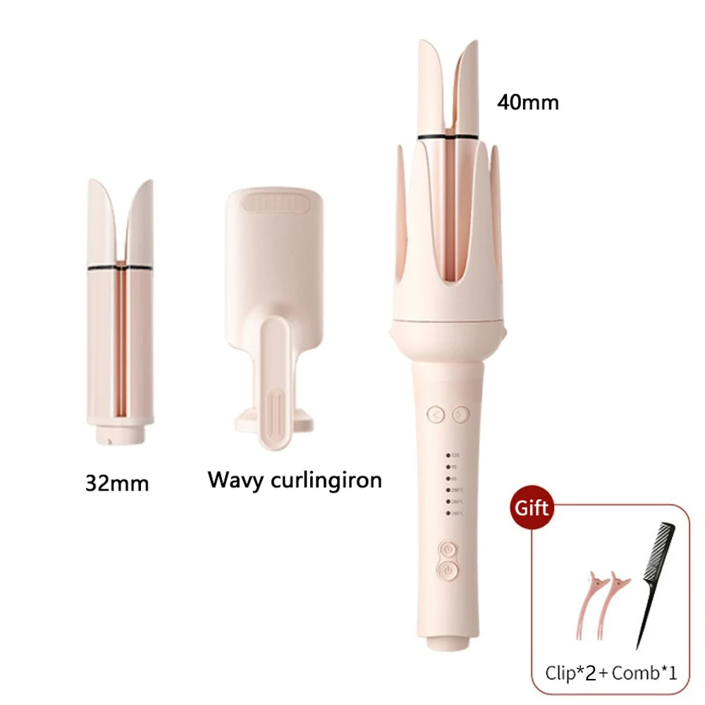 32MM Automatic Hair Curler Auto Rotating Ceramic Hair Roller 40mm Big waver Professional Curling Iron Curling Wand Hair Waver